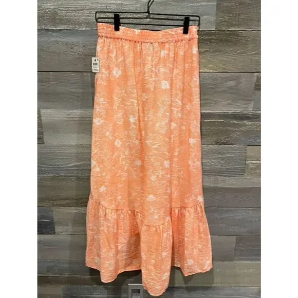 INC XS NWT peach trumpet style loose fit skirt - Picture 5 of 6